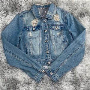 Jean crop jacket